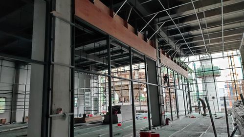 工程案例 马钢南区厂容整治项目 铝板 不锈钢栏杆 玻璃隔断等产品安装项目